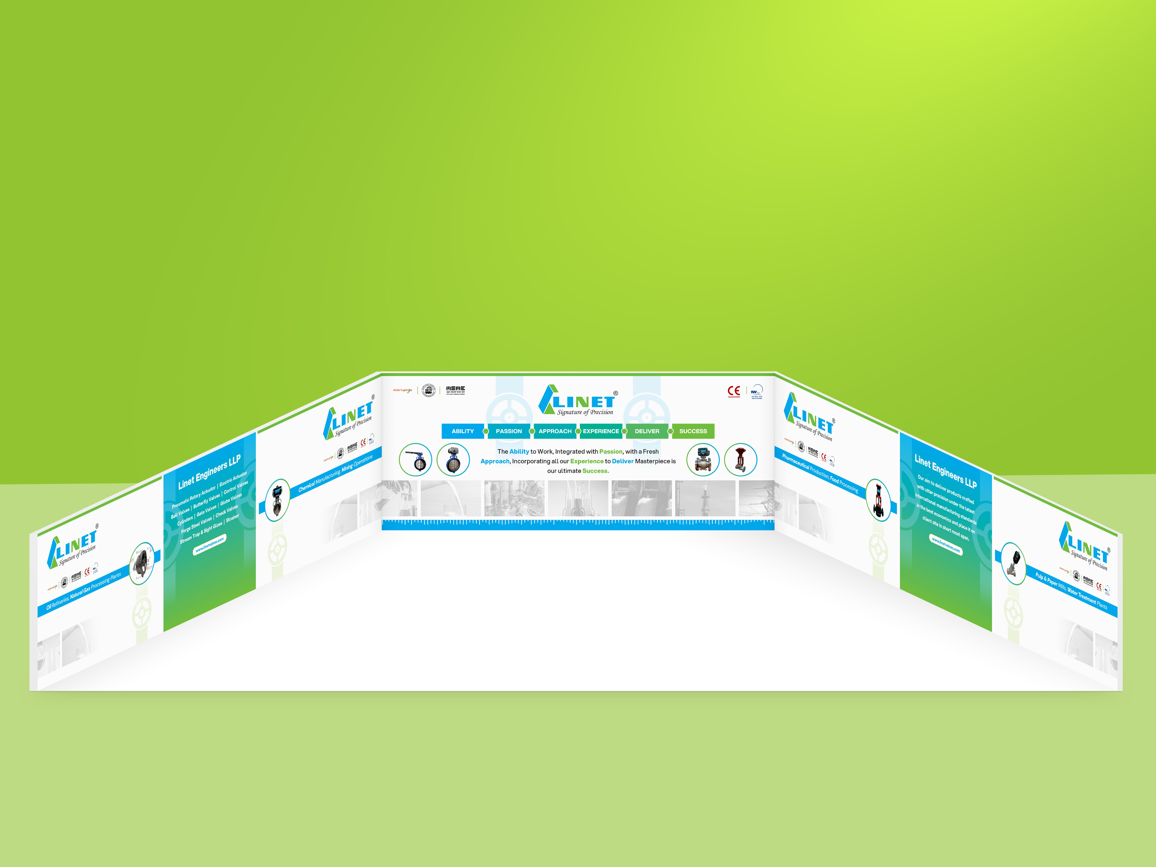 Linet Exhibition Mockup